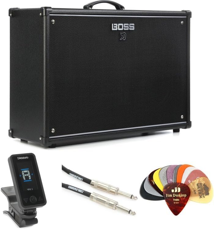 Boss Katana-100/212 Gen 3 100-watt 2 x 12-inch Combo Amplifier Essentials Bundle