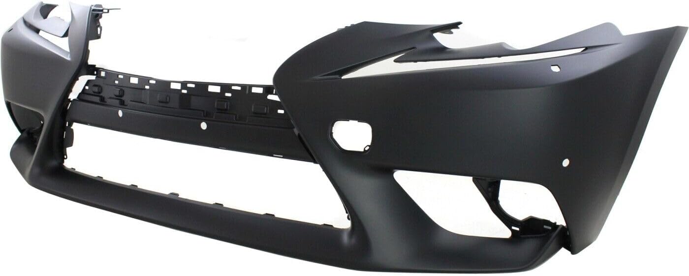 Replacement Front Bumper Cover For 2014-2015 Lexus IS250 w/HLW/PDC Sensor Holes Primed