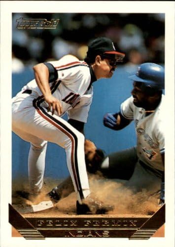 1993 Topps Gold Baseball Card #462 Felix Fermin