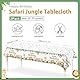 Heboland 2 Stück Tischdecke Kindergeburtstag, Dschungel Party Geburtstag Tischdecke, Happy Birthday Tischdecke für Wild One Geburtstag Deko, Safari Geburtstagsdeko Junge und Mädchen, 137 x 274cm
