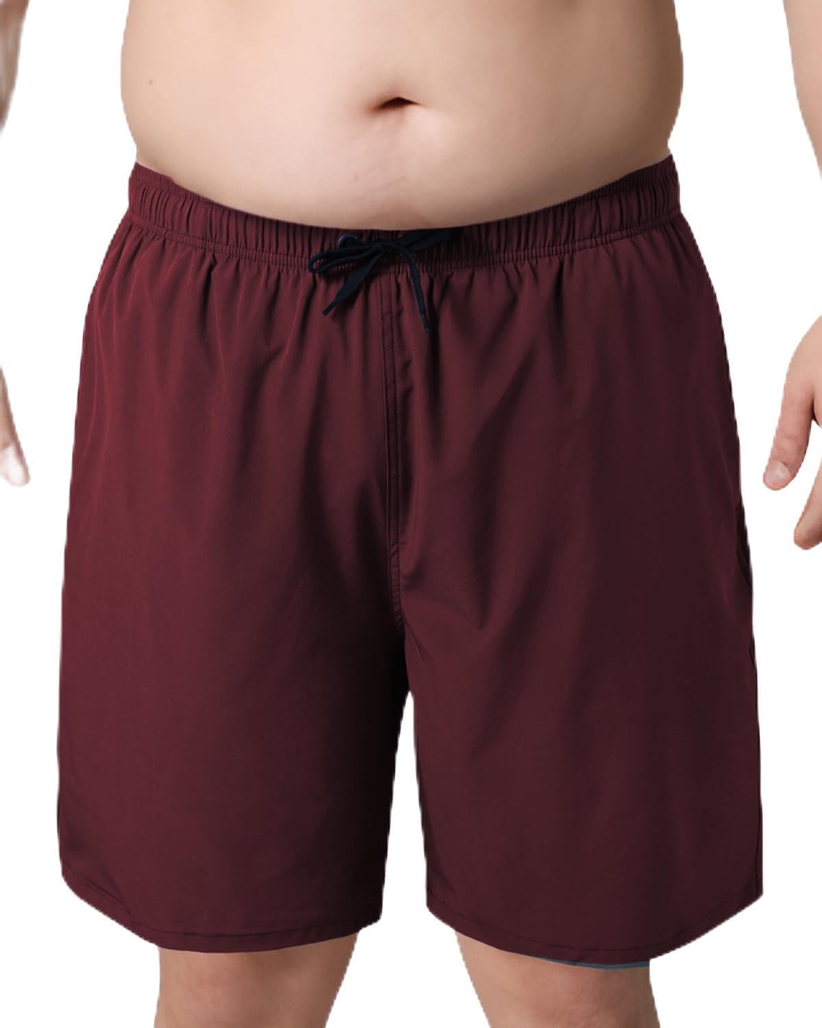 Arcweg Badehose Herren große Größen Übergrößen XXL-6XL, Boardshorts für Männer mit Netzfutter, Strand-Boardshorts, Badeanzug, Badeanzüge für Herren