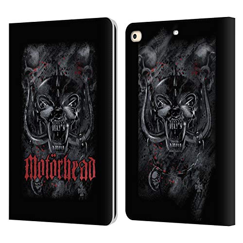 Housse iPad 9.7 2017 Motorhead étui portefeuille cuir protection antichoc