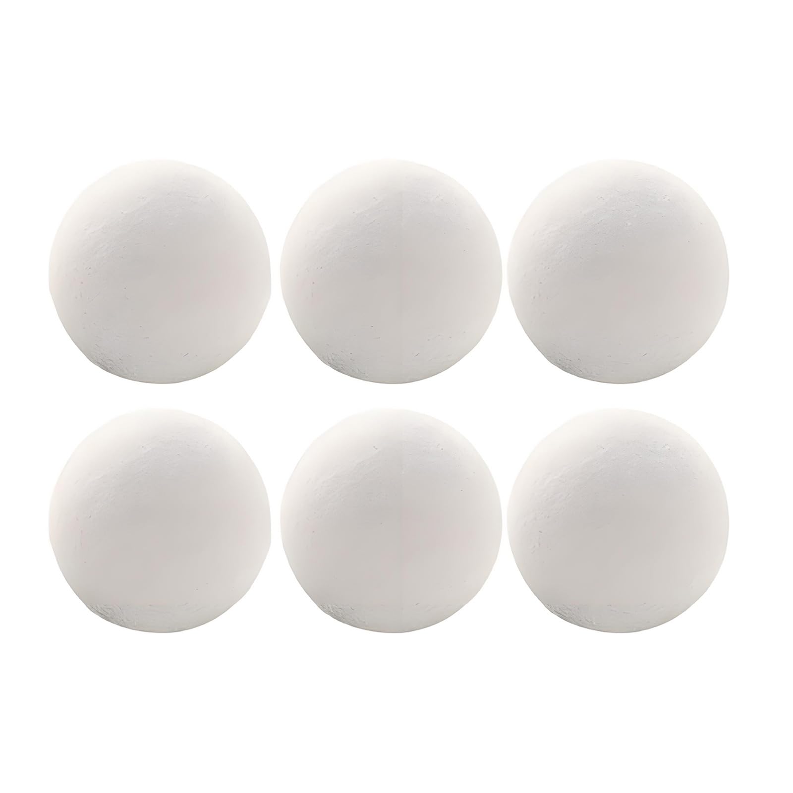 OSNIYAW Of 6 Wool Laundry Balls 6cm 7cm 8cm for Faster Drying and Softer Fabrics Recyclable Dryer