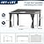 COVERONICS 10' X 12' Outdoor Lean to Gazebo - Wall-Mounted Aluminum Frame Gazebo with Slope Metal Roof, Patio Heavy-Duty Lean to Pergola with Netting & Curtains for Garden, Backyard, Deck