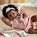 BABESIDE Black Baby Dolls, 20 Inch Realistic Cute Soft Body Baby Doll Real Life Baby Dolls with Accessories for 3+ Year Old Girls Gifts, Pretend Play, Collection