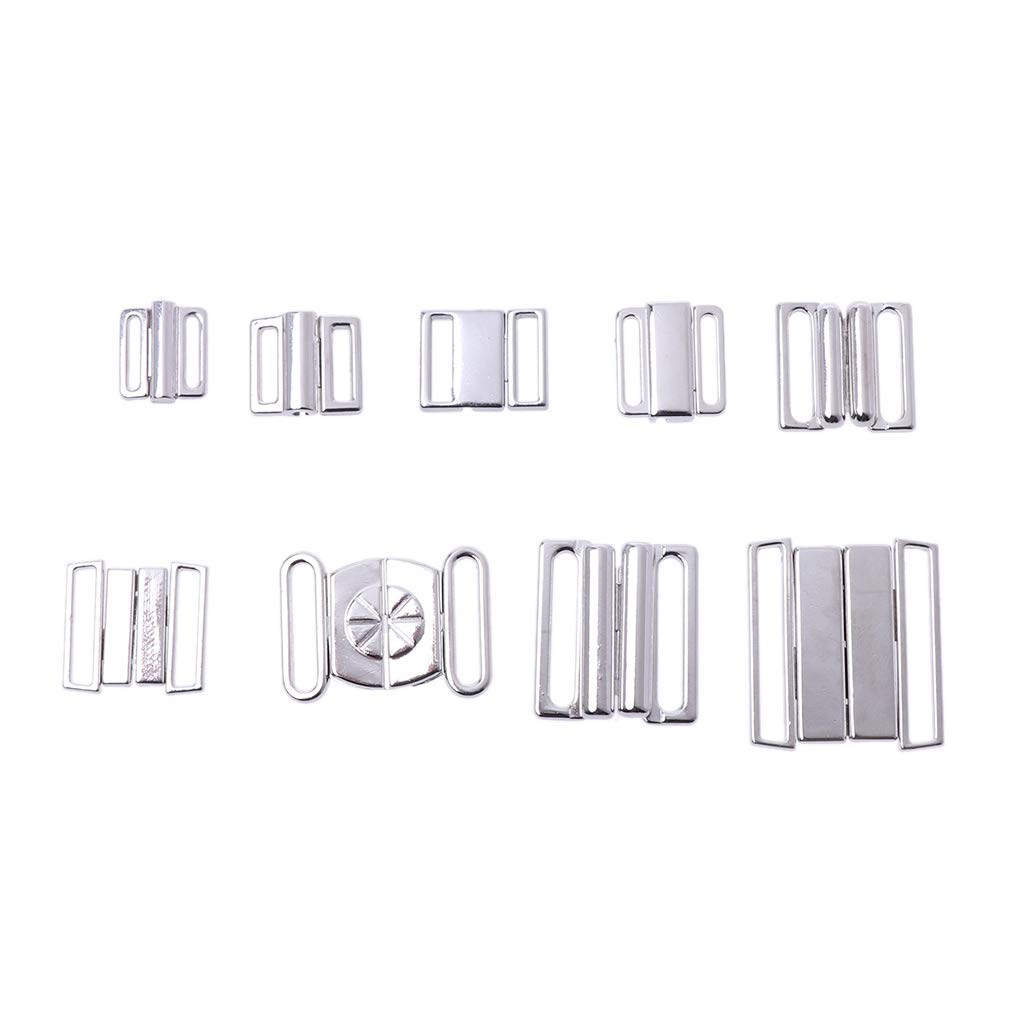 En Alliage De Zinc Boucle De Sangle Réglable En Métal Soutien-gorge Anneau Et Cr