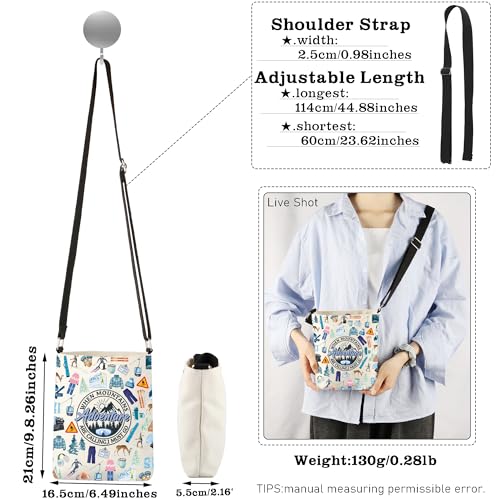 CMNIM Mountain Climbing Gifts Mountains Are Calling Crossbody Bag Hiking Camping Lover Shoulder Purse4