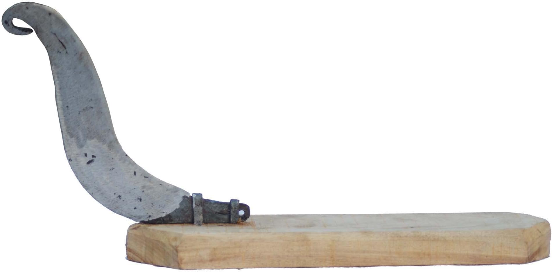 Folding Non Folding Iron Blade Vegetable Fruit Cutter Vili Boti Aruvamanai Kathipeeta Wooden Board Perfect for Your Kitchen ((Small Non Folding))