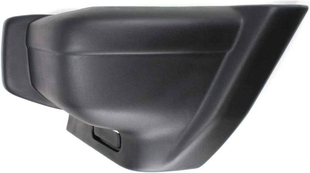 For Jeep Cherokee 1997 98 99 00 2001 Bumper End Driver and Passenger Side | Pair | Front | Black Textured | Replacement For CH1004126, CH1005126 | 5DY01DX8AB, 5DY00DX8AB