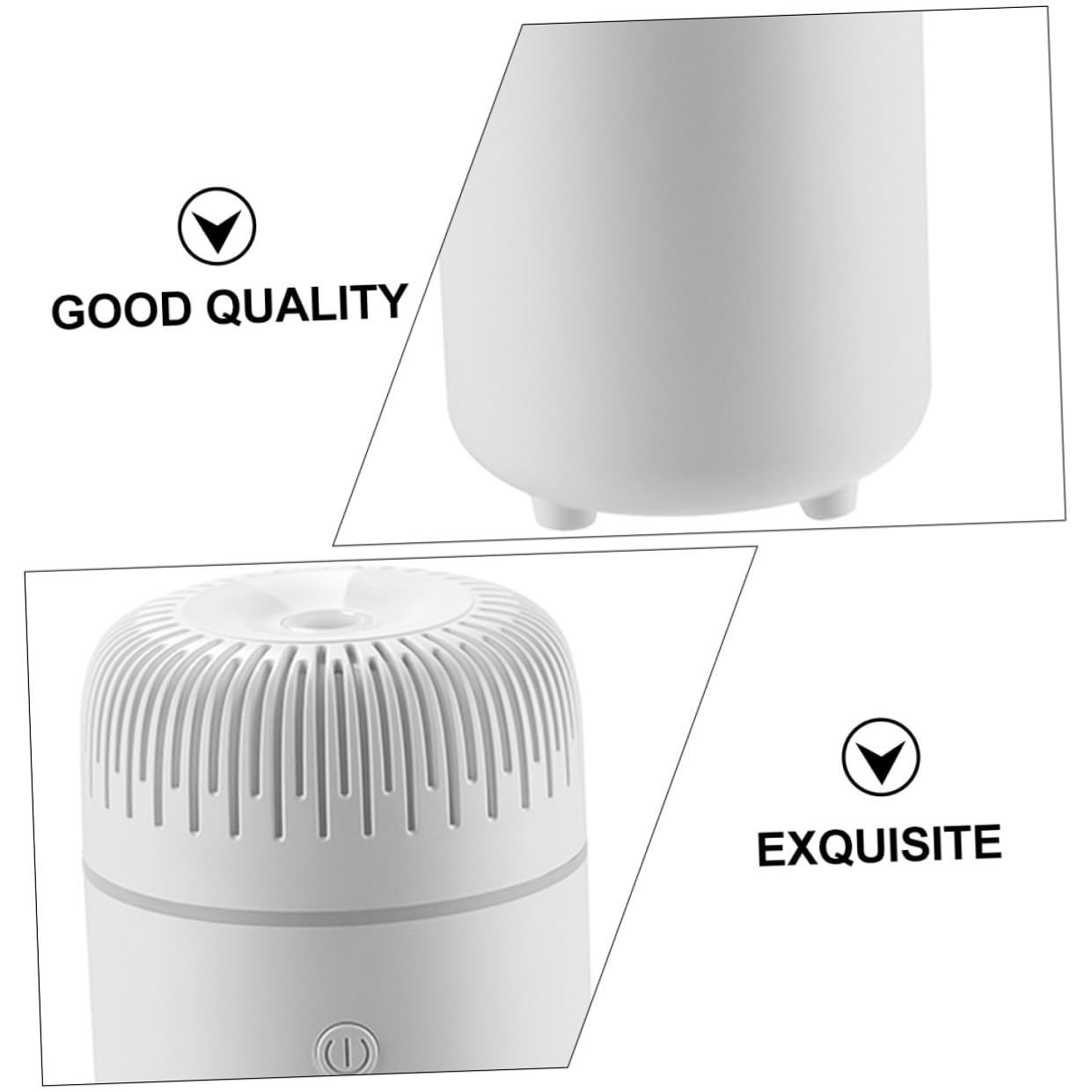 Baluue Difusor de Aroma Práctico y Mini Humidificador Ultrasónico para Coche y Hogar Portátil y Silencioso Difusor de Fragancia Esencial para Habitaciones y Oficinas