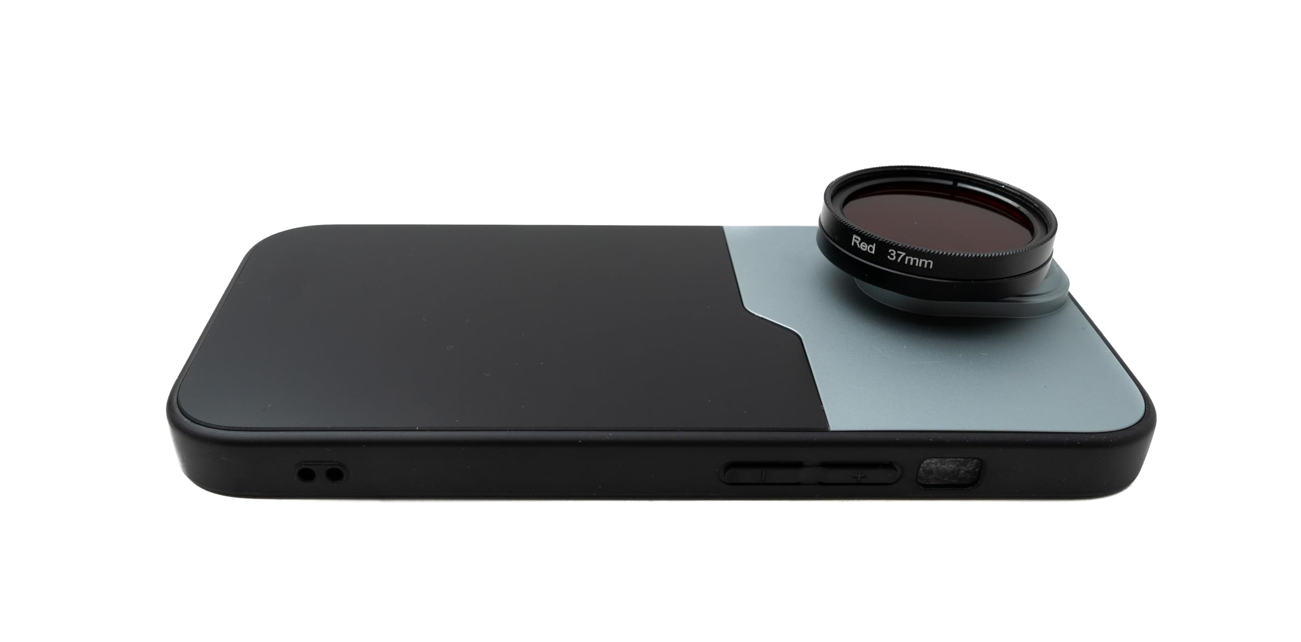 SYSTEM-S Filtr kolorowy zestaw 37 mm 6 sztuk kolorowych filtrów soczewkowych z gwintem etui do iPhone 15