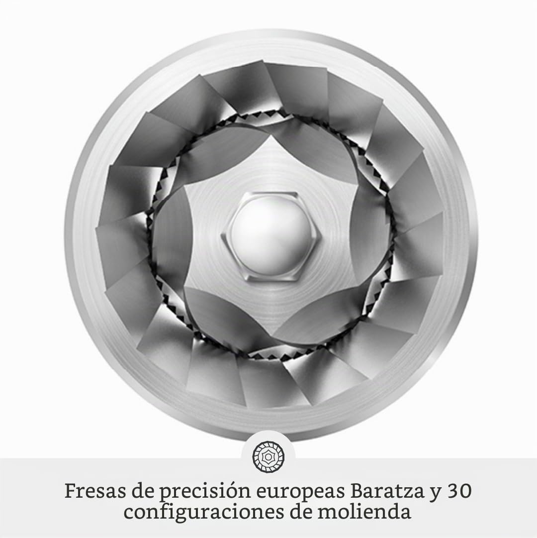 Breville The Barista Touch Impress - Máquina de espresso con molinillo y espumador de leche automático, cafetera espresso con apisonamiento asistido y pantalla táctil, máquina de capuchino y café con