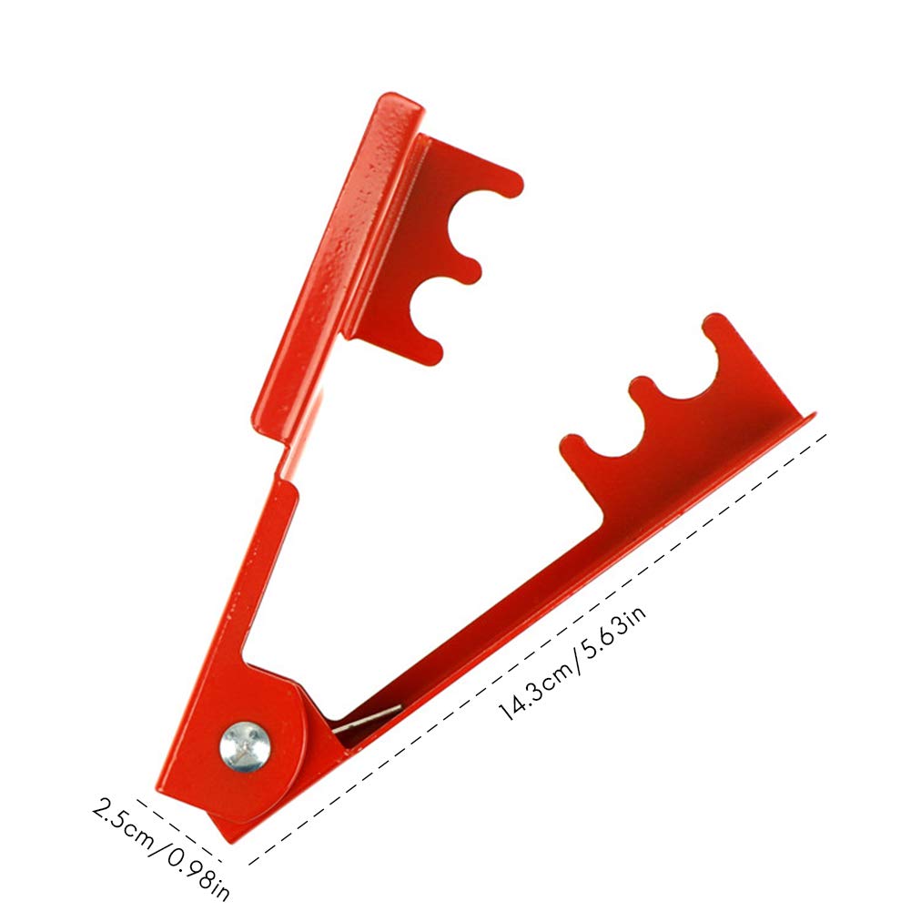 Qcwwy 1Pc DIY Cut Tool Florist Metal Gardon Flower Rose Thorn Stem Leaf Stripper Rose Plier Removing Clamp Cinch Removal Tool Bundle Irrigation Tubing Hole Punch Fitting Tools