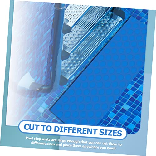 Cubierta Protectora para Escalera de Piscina STOBAZA Azul miniatura 5