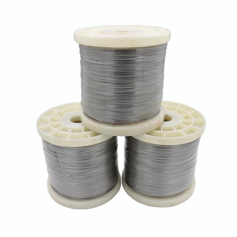 99.99% High Purity Titanium Wire, Pure Ti Metal Wire 0.05mm-8.0mm × 1000mm for Industrial & Lab Use 5.0mm × 1000mm