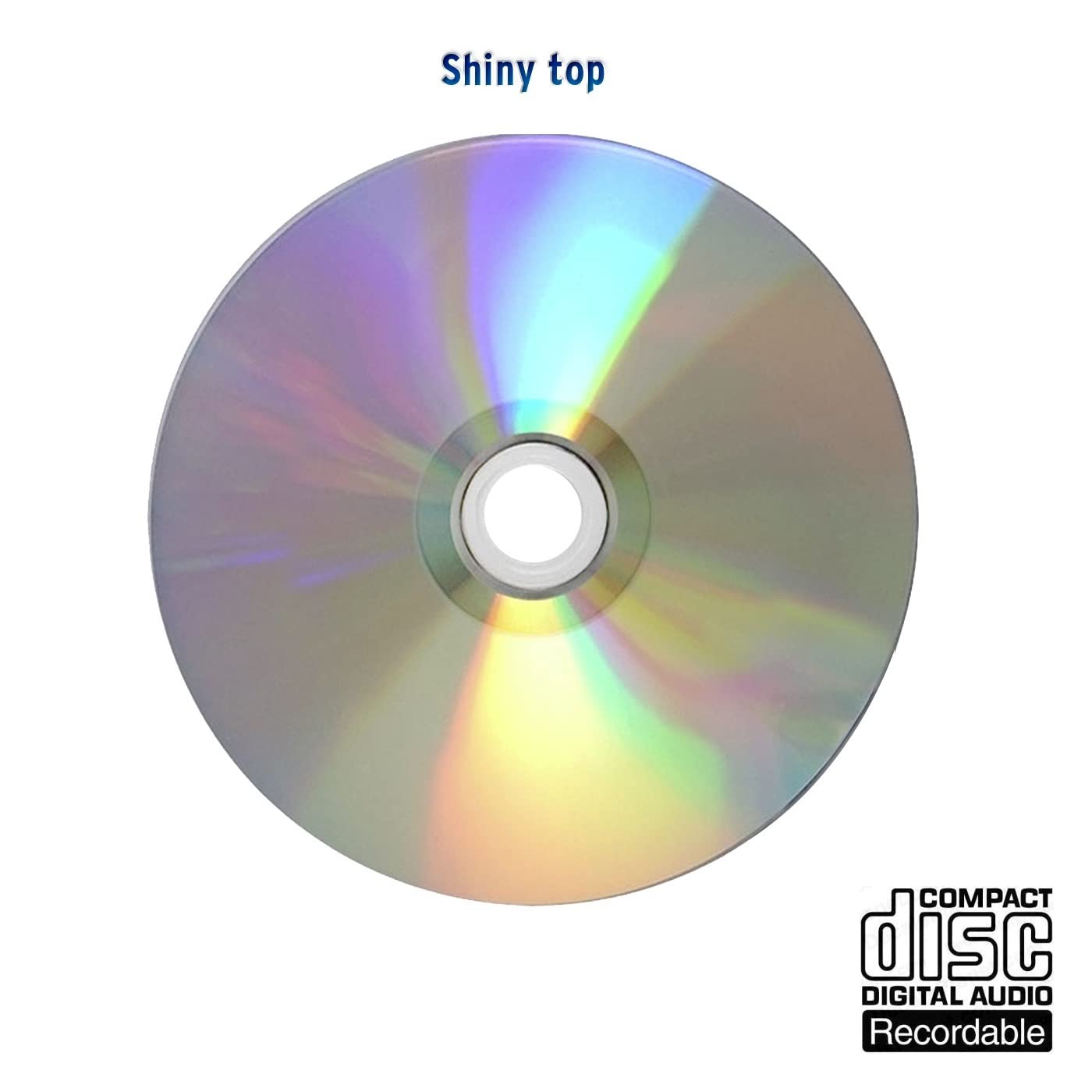 Music Digital Audio Silver Top 700MB 52x blau AZO CD-R mit geräuschfreier Wiedergabe für optimale Audio-Musikaufnahme, 100 Discs
