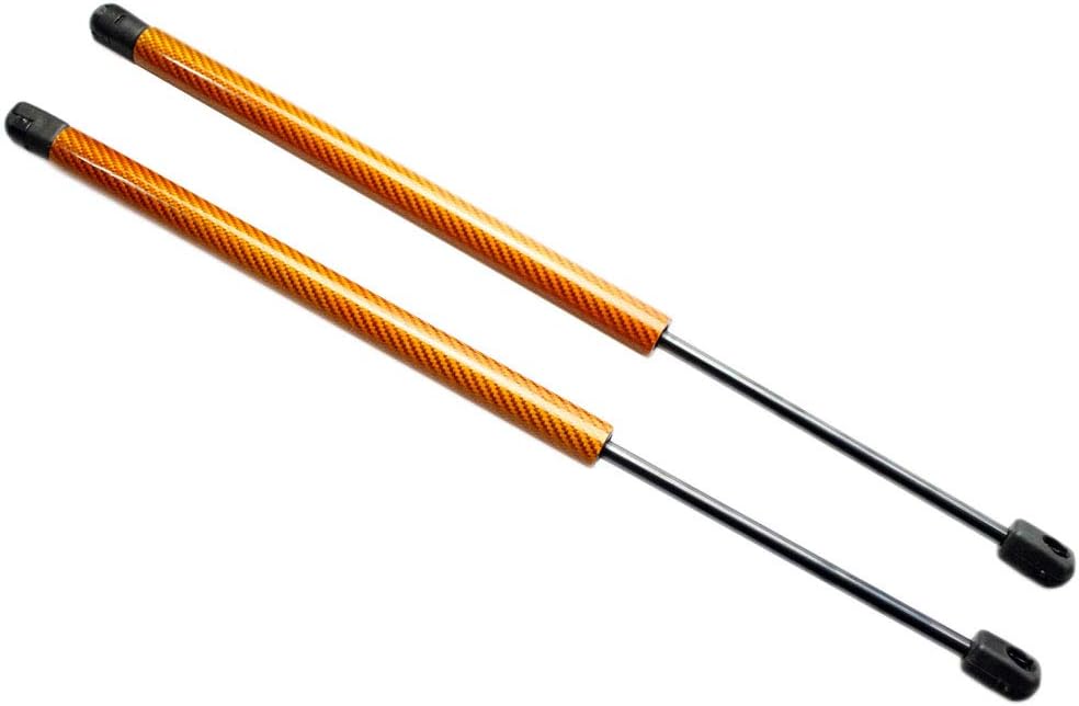 TSUBASA Lift Supports for 1999-2007 Toyota MR-S MR2 Roadster Spyder ZZW30 1ZZ-FE Front Luggage Modify Carbon Fiber Gas Charged Shock Dampers Spring Struts Bar (2 PCS) (Normal Black)