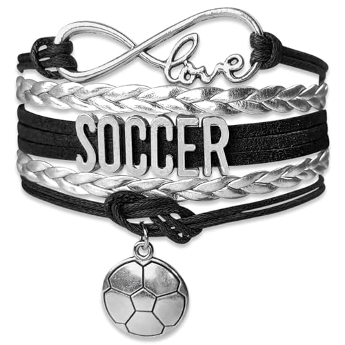 Image of Gymnastics Bracelets for Girls Gifts for Teen Girls,Teams Initial Charm Jewelry,Sport Ballerina Birthday Christmas Gifts