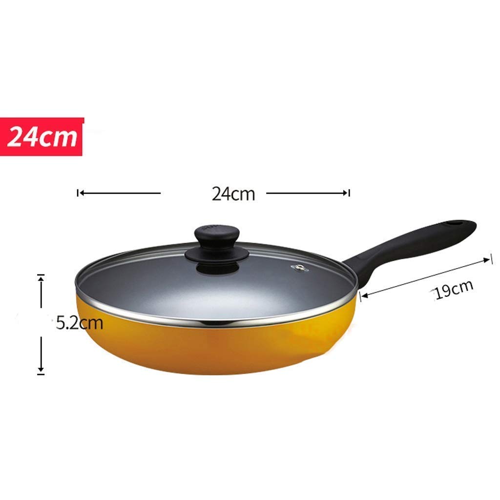 Wok Pan Frying pan Non-Stick Wok Home Multi-Function Pancake Pot Gas Stove Cooker Universal