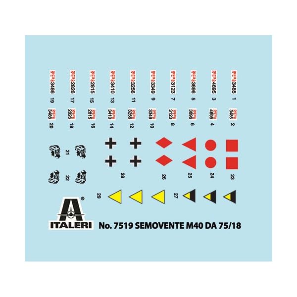 Italeri 510007519 - 1:72 Semovente M40 da 75/18, 2 Stück – Bild 5