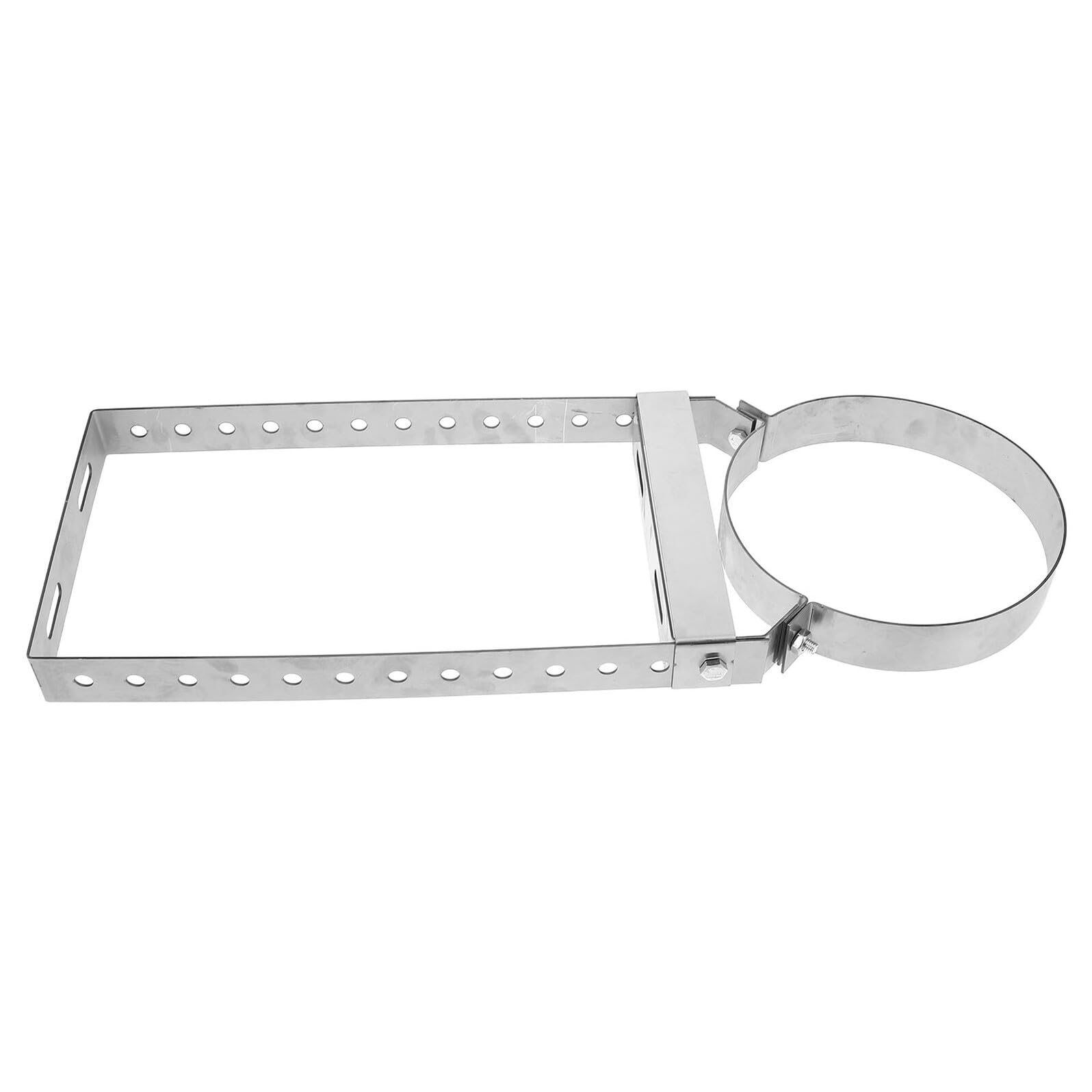 Anti-vibration tube cheminée 200 mm support de fixation mural acier