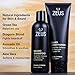 ZEUS Beard Wash Set for Men, Shampoo & Conditioner Duo with Green Tea & Essential Oils, Hydrates, Softens & Strengthens Beard Hair (Made in USA) Vanilla Rum