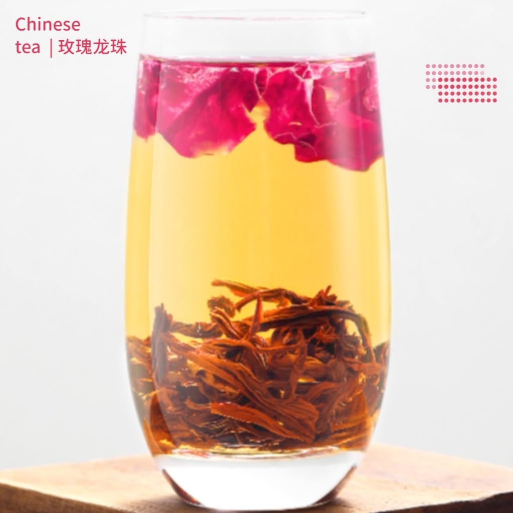 Herbata Czarna Róża Premium | Perły Czarnej Herbaty Yunnan | Jedwabista Słodycz | Czarna Herbata Z Chin 500g / 17,64oz