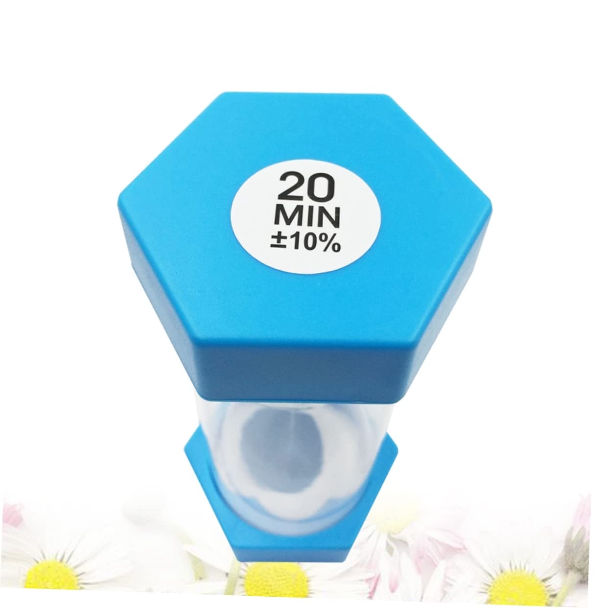 MAGICLULU 2 Relojes De Arena para Niños con Temporizador Visual De 20 Piezas para Niños Y Niñas con Luz Decorativa Hexagonal.