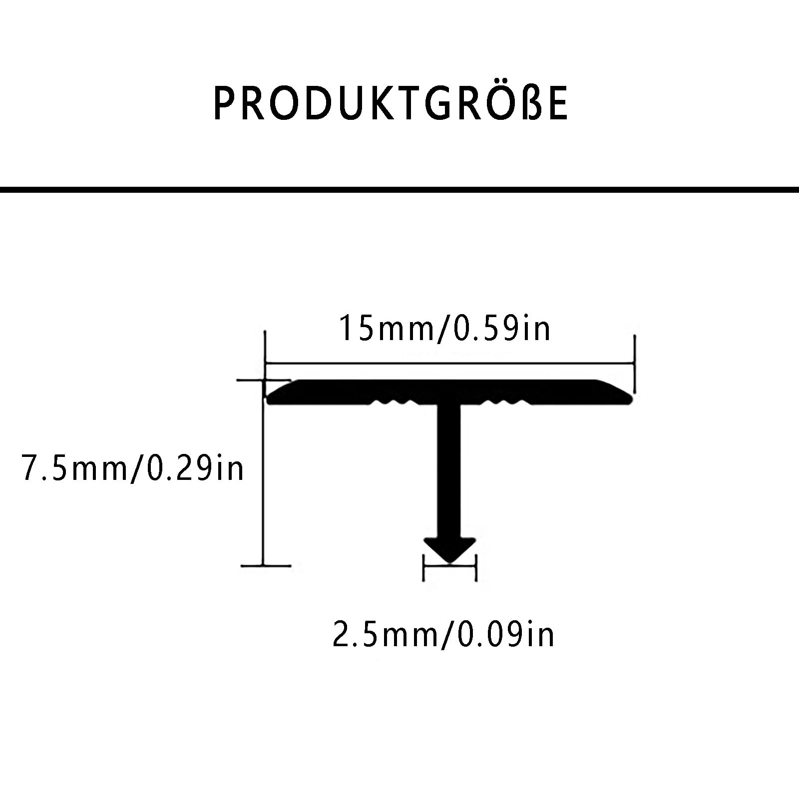 Barra De Umbral T 2 Piezas * 80/90/100/120 Cm Transiciones Laminado/Alfombra Umbral De Alfombra A Baldosa Moldura De Borde para Acabado (Gray,2pcs*80cm)