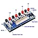 Upgrade Version 24 Pins Power Supply Breakout Adapter with USB 5V Port and Insulation Plastic Base (Blue)