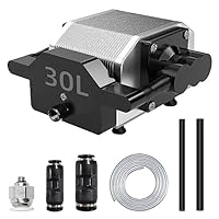Air Assist, Laser Air Assist Pumpe für Laserschneider und -gravierer, einstellbarer Luftstrom von 10-30 L/Min. für Laserschneiden und Lasergravur,glatte, saubere Schnitte,220V
