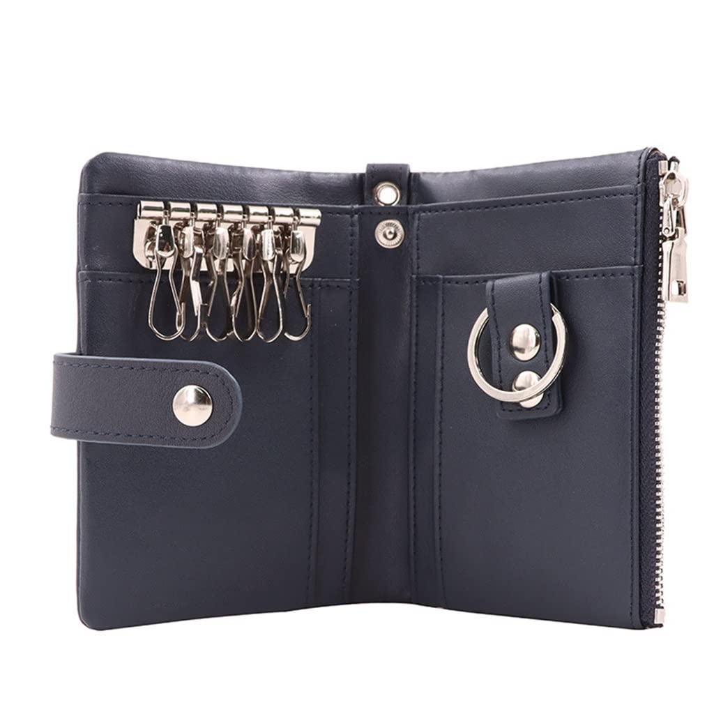 Mens Leather Wallet A Versatile Japanese Key Case with Multiple Functions and Card Holder