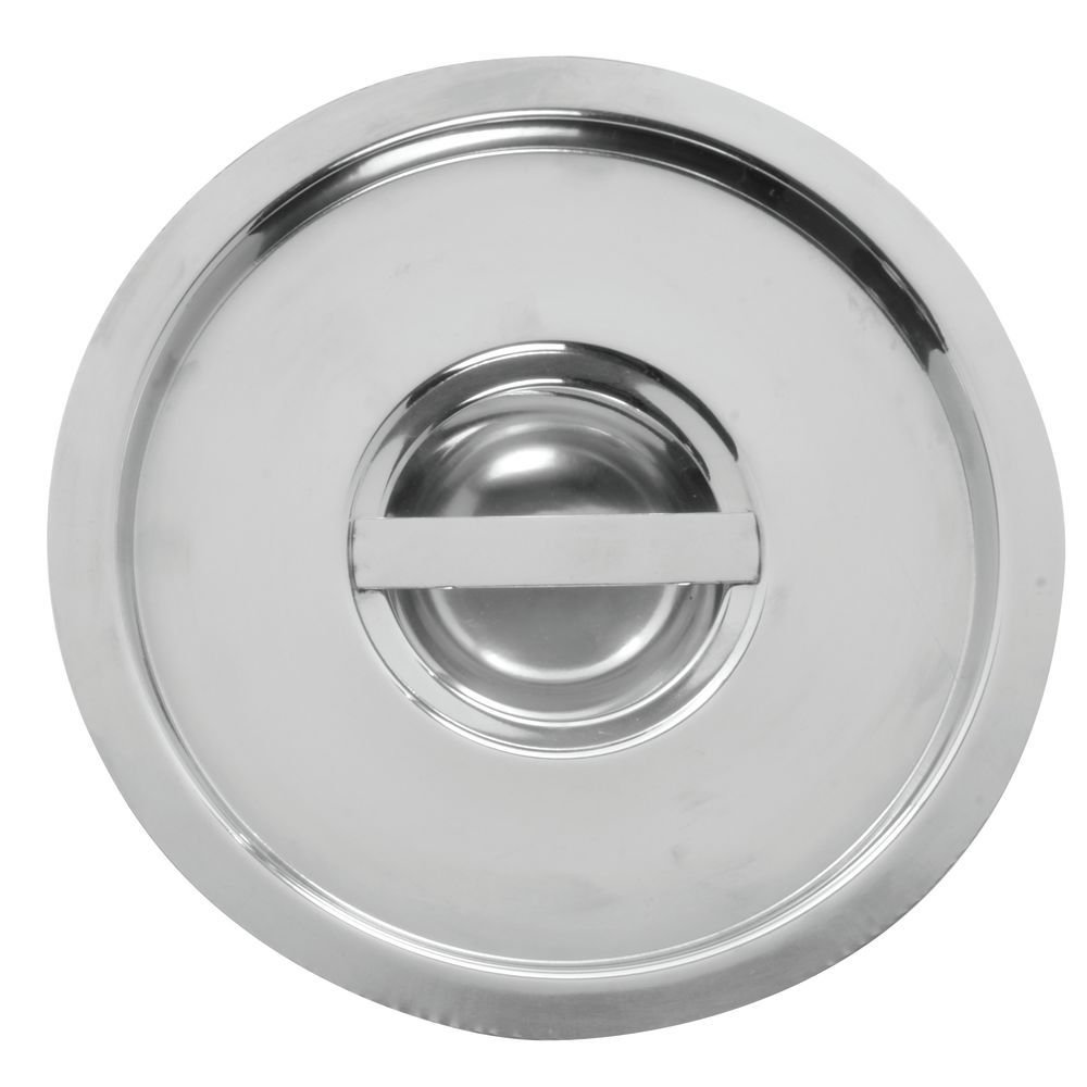 Bain Marie Cover for 3 1/2 Quart Bain Marie Stainless Steel by HUBERT – Stainless Steel, Silver, Model BMPC03