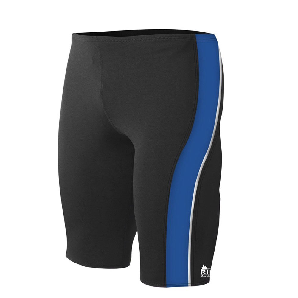 Rise Solid Poly Splice Jammer (26, Black/Blue)