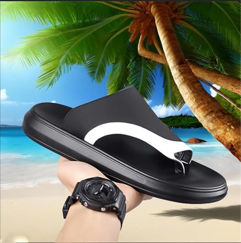 Stylish Slip-On Soft Summer Comfy Orthopedic Hallux Valgus Sandals for Men, Casual Orthotic Open Toe Utdoor Breathable Flip Flops, for Pain Relief Hallux Valgus Bunion Symptoms4