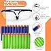 wishery Nerf Party Supplies 10 Sets - Complete Nerf Party Favors with Mini Guns, Darts, Bandanas, Goggles Ages 4-12