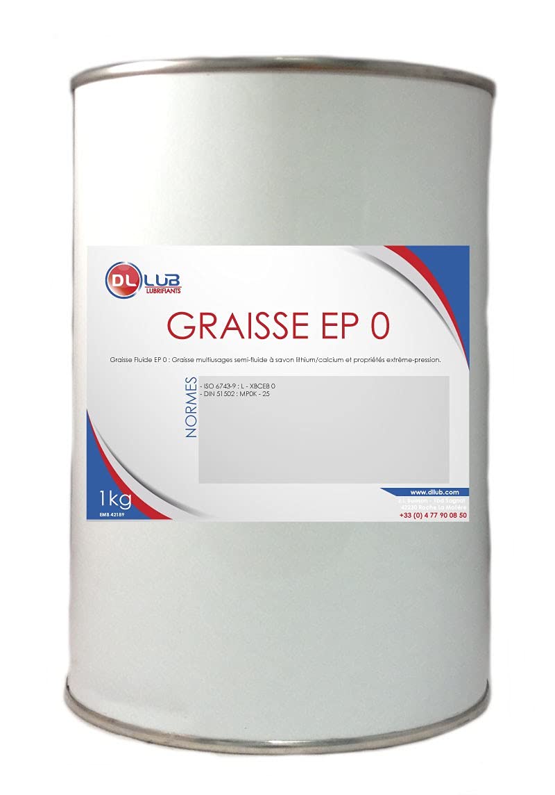 DLLUB - Graisse EP 0 : Graisse multiusages - 1 Kg