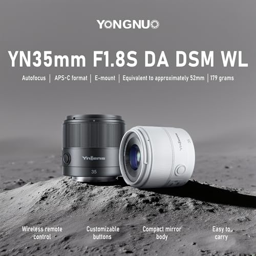 Image of YONGNUO AF 35mm F1.8 Auto Focus Lens for Sony E-Mount APS-C