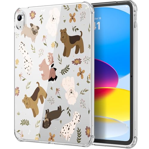 Moko Custodia Per Ipad (A16) 11A Generazione 2025, Ipad 10A Generazione Custodia 2022 Cover Protettiva In Tpu Trasparente Morbido Antiurto E Leggero C