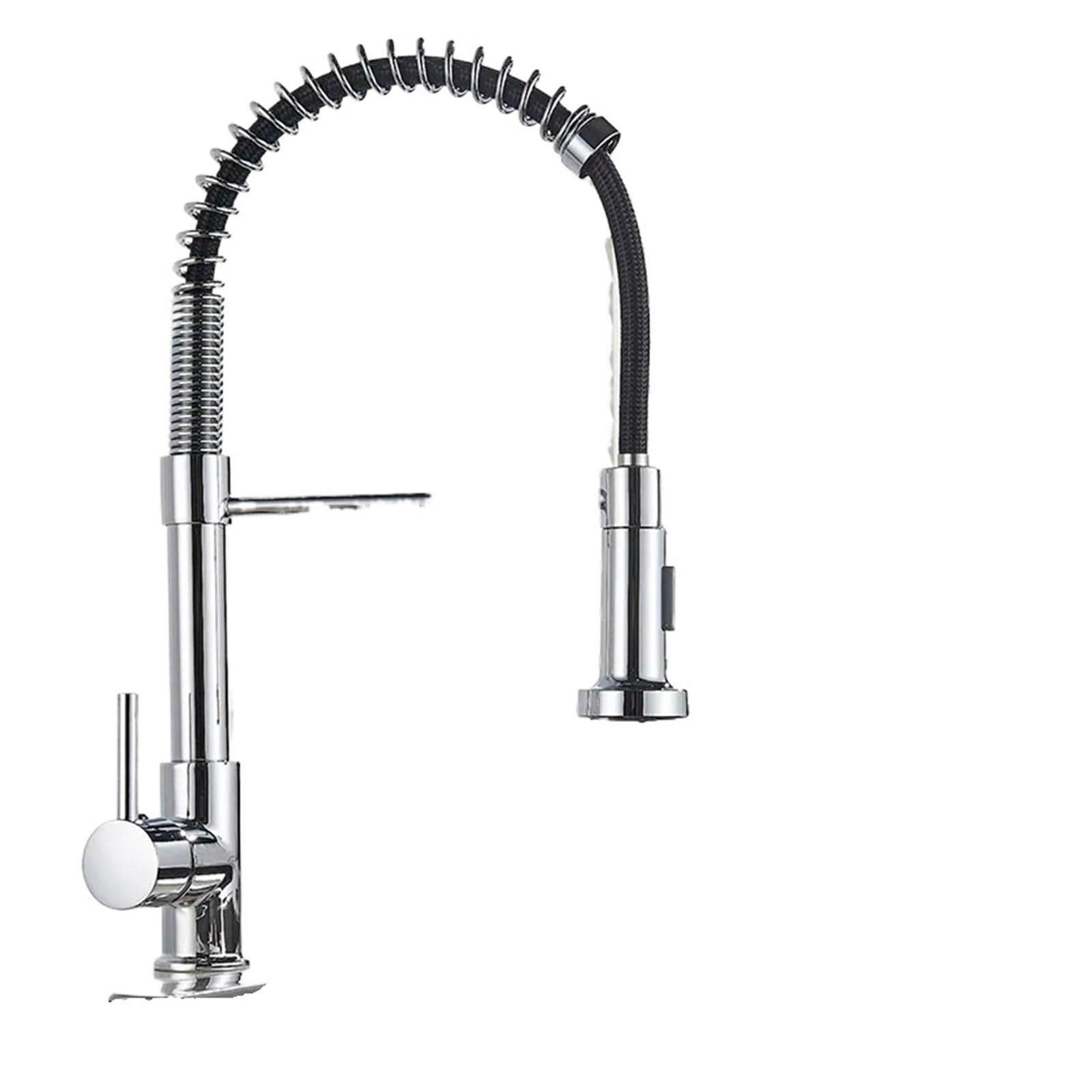 Kitchen Faucet Deck Mounted Mixer Tap 360 Degree Rotation Stream Sprayer Nozzle Kitchen Sink Cold Taps