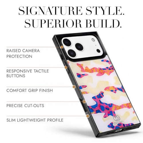 Image of COCOMII Rectangle for iPhone 18 Pro /17 Pro Case, Camouflage Leopard