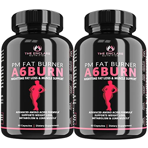 THE ENCLARE NUTRITION Weight Loss Pills for Women and Men, Fat Burner, Sleep Aid, Appetite Suppressant, Metabolism, Post Workout Muscle Recovery Amino Acids, PM Diet Pills, Immune Support (2)