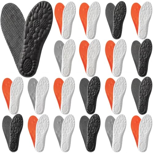 Image of Unittype 15 Pairs 4d Cloud-Soft Comfort for Men Memory Foam Cushion Insoles Breathable Massage Shoe Inserts with Arch Support for Anti-Fatigue Shock Absorption Relieve Foot Pain (us M 7-11)