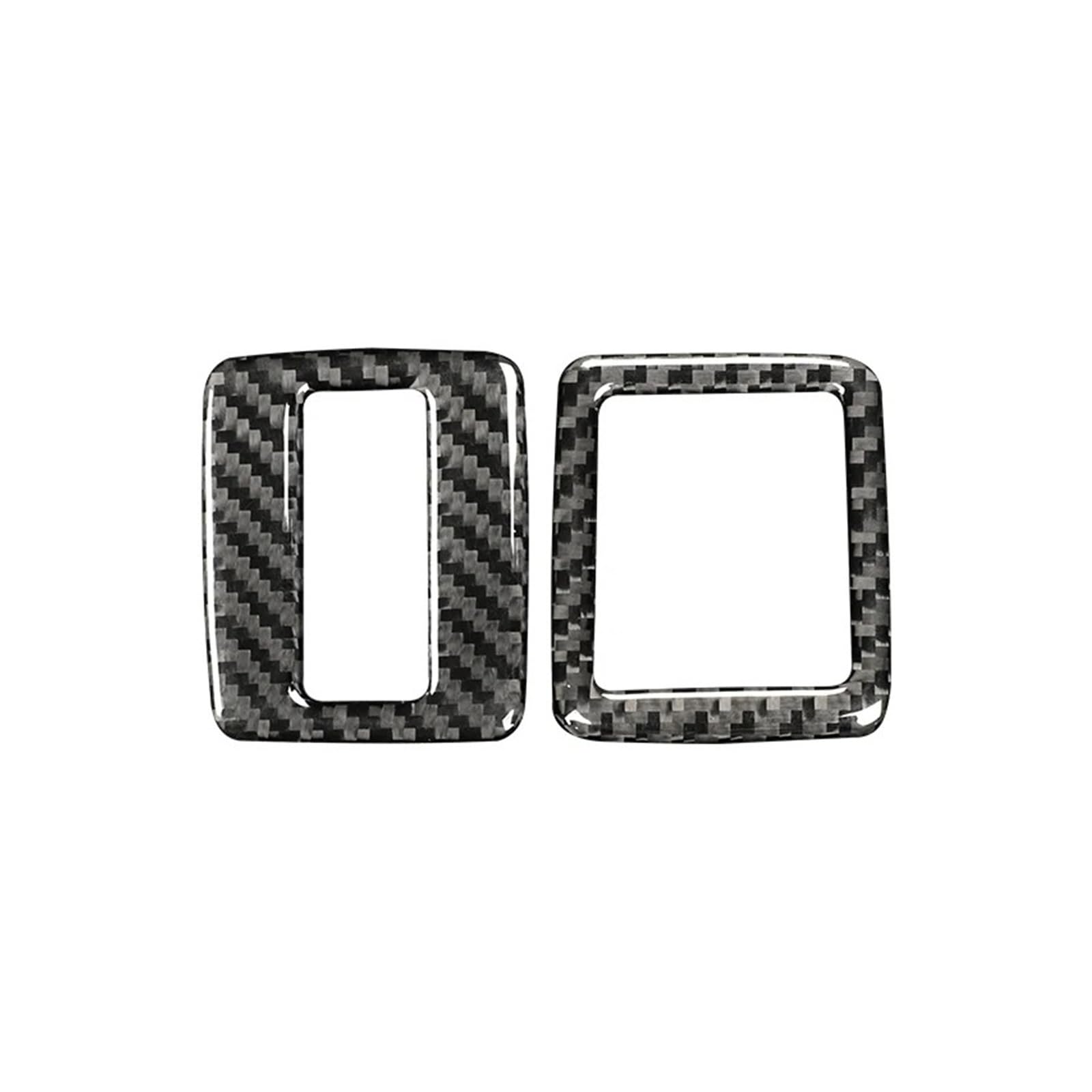 Car Interior Moulding Trim for VW for Scirocco R 2009-2016 Car Accessories Carbon Fiber Internal Stickers Window Control Button Decoration Interior Accessories(Black)