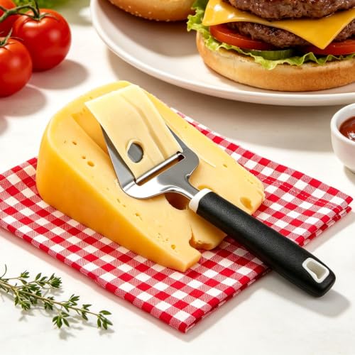 2 Pack rallador y espátula de queso acero inoxidable miniatura 3