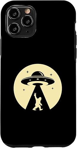 iPhone 11 Pro Alien big foot ufo nave espacial extraterrestre para hombres caso de regalo