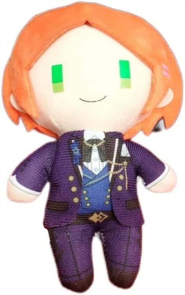 Ensemble Stars Stuffed Plush Doll Figure Toy Bag Pendant Cute Charm Amagi Hiiro Plush Pendant Car Card Bags Keyrings Key Rings Accessories Gifts for Kid Boys Girls (Color : Aoi Hinata)