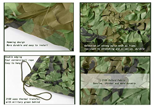 Filet de camouflage extérieur pour déco de terrasse et camping - 5