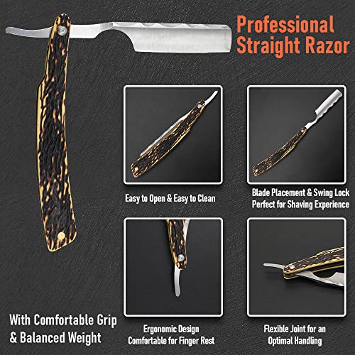 해외직구전문 쇼핑365 Straight Razor with Strope - Professional Straight Edge ...