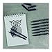 Schneider Pictus Fineliner, Wallet, x8, Assorted Sizes, Black Ink (197598)